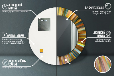 spiegel ornament Abstraktes radiales Muster