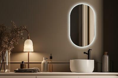 Spiegel oval mit beleuchtung