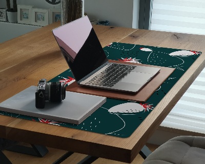 Schreibtischmatte Erdbeerflaschengrün