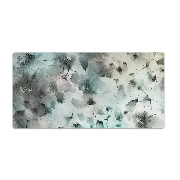 Schreibtischunterlage Blumen-Tinten-Aquarell