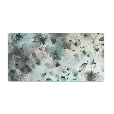 Schreibtischunterlage Blumen-Tinten-Aquarell