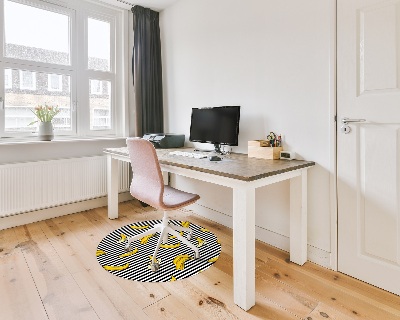 Bodenschutzmatte bürostuhl runden Bananen an Gürteln