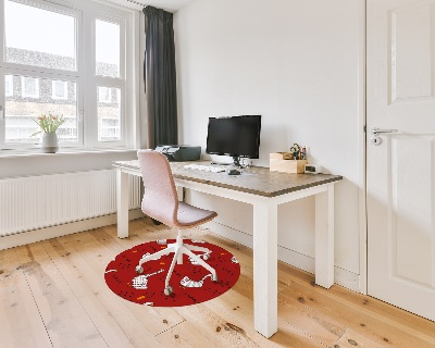 Bodenschutzmatte bürostuhl Gänse am Ufer