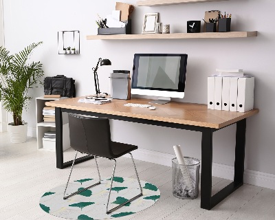 Bodenschutzmatte bürostuhl runden Künstlerischer Jungfernhaarbaum