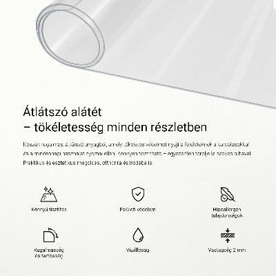 Transparente Schutzmatte Universal