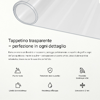 Transparente Schutzmatte Universal