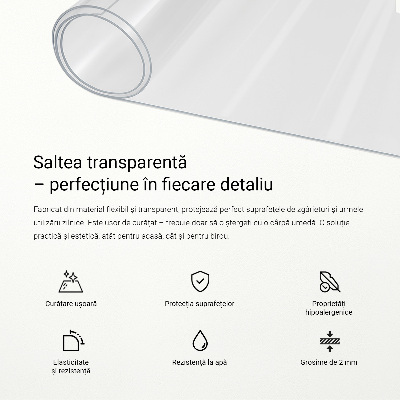 Transparente Schutzmatte Universal
