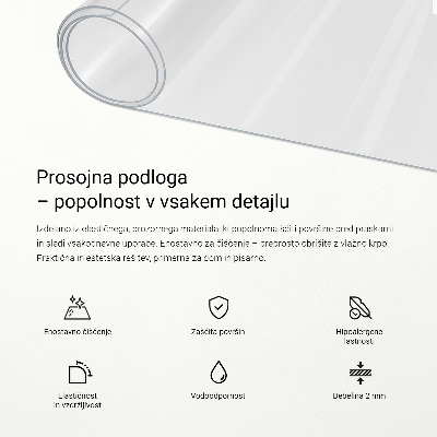Transparente Schutzmatte Universal