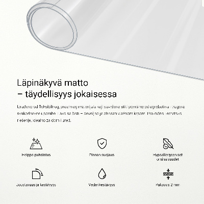 Transparente Schutzmatte Universal