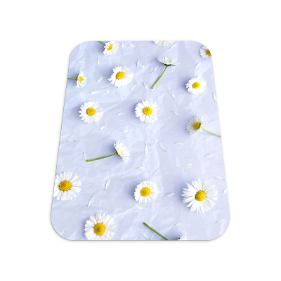 Bodenschutzmatte Weiße Gänseblümchen