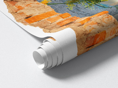 3D Loch Aufkleber 85x100 Ländliche Landschaft