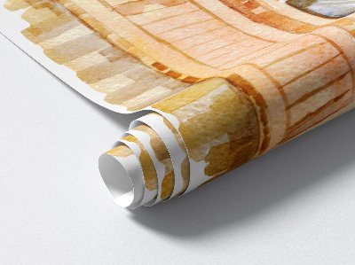 Wandtattoo Fensterblick 93x100 Idyllisches Fenster