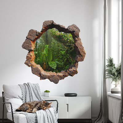 3D Loch Aufkleber 100x99 Grünes Wunder