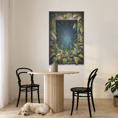 Wandtattoo Fensterblick 65x100 Natürliche Harmonie