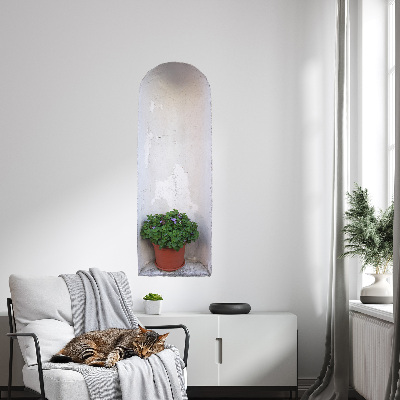 Wandtattoo 3D-Design 36x100 Wandaussparung