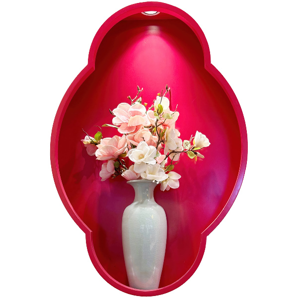 Wandtattoo 3D-Design 87x130 Blumen in einer Vase