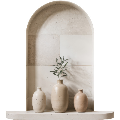 Wandtattoo 3D-Design 118x130 Keramikvasen