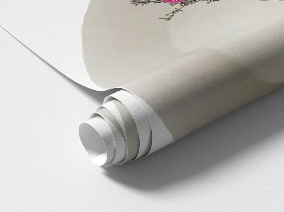 Wandtattoo 3D-Design 130x88 Trockenblumen