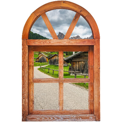 Wandtattoo Fenster 39x60 Ausblick aus dem Fenster