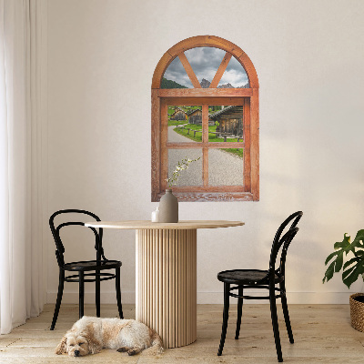 Wandtattoo Fenster 39x60 Ausblick aus dem Fenster