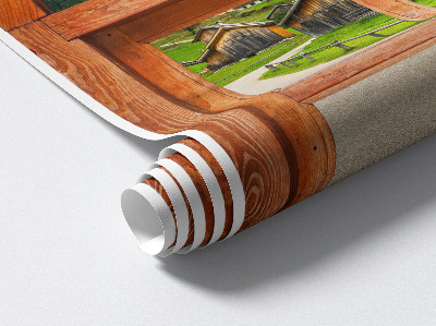 Wandtattoo Fenster 39x60 Ausblick aus dem Fenster