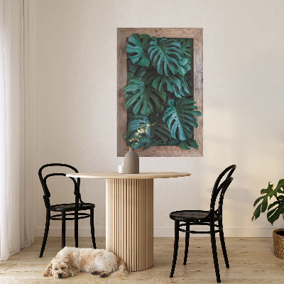 Modernes 3D-Wandtattoo 40x60 Grüne Zusammensetzung