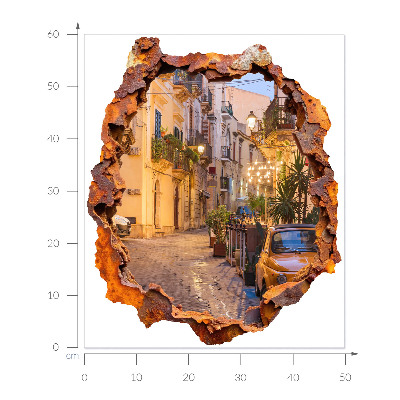 3D Wandtattoo Loch in der Wand 50x60 Nachtlichter