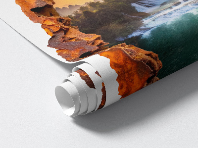 3D Wandtattoo Loch in der Wand 50x60 Naturpanorama