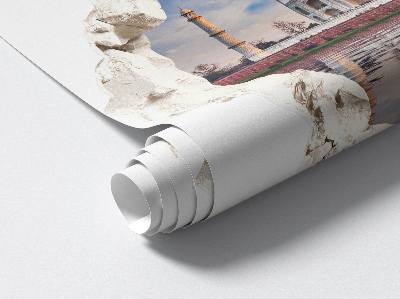 3D Wandtattoo Loch in der Wand 60x57 Ein exotisches Monument