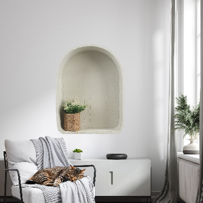 Modernes 3D-Wandtattoo 45x60 Jute-Strauß