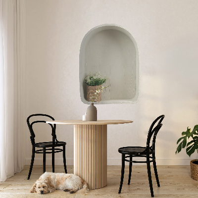 Modernes 3D-Wandtattoo 45x60 Jute-Strauß