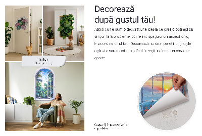 3D Wandtattoo Loch in der Wand 53x80 Rustikaler Charme