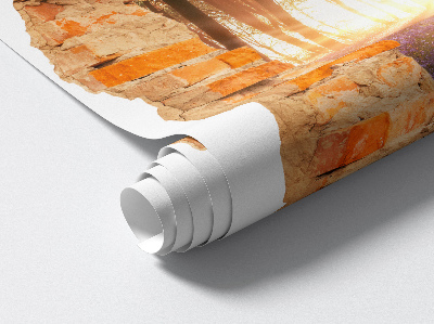 3D Wandtattoo Loch in der Wand 68x80 Walddurchbruch