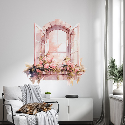 Wandtattoo Fenster 76x80 Rustikales Fenster