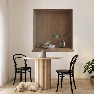 Modernes 3D-Wandtattoo 79x80 Natürliche Dekorationen