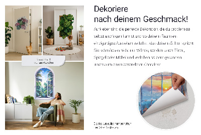 3D Wandtattoo Loch in der Wand 80x76 Stadtmarkt