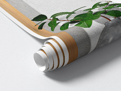 Modernes 3D-Wandtattoo 80x50 Pflanzennischen