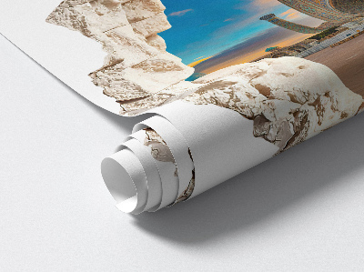 3D Wandtattoo Loch in der Wand 80x79 Architektonische Entdeckung