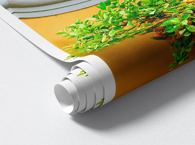 Modernes 3D-Wandtattoo 44x80 Orangenbaum