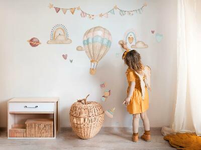 Wandsticker 100x141 Boho-Aquarell-Pastellmuster