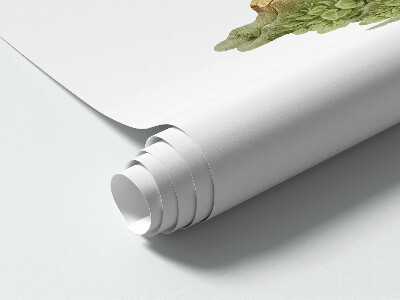 Wandtattoo 60x168 Charmante Waldbaumhäuser im Pastellstil