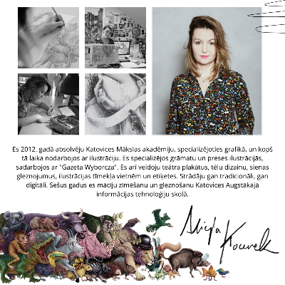 Wandtattoo 80x97 Bunte Drachenmärchenfamilie im illustrativen Stil