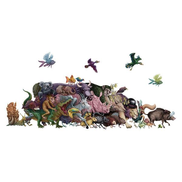 Wandtattoo 80x138 Zeichentricktiere aus der magischen Welt