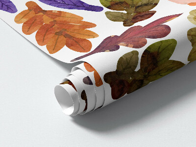 Wandsticker 80x128 Waldtiere in herbstlichen Aquarelltönen