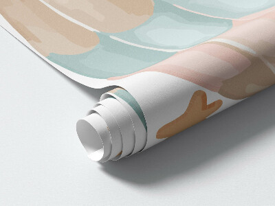 Wandsticker 80x113 Boho-Aquarell-Pastellmuster