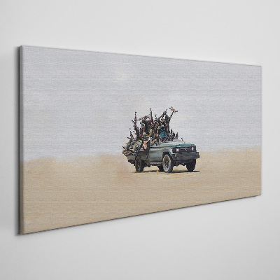 Foto auf leinwand Banksy-Krieg