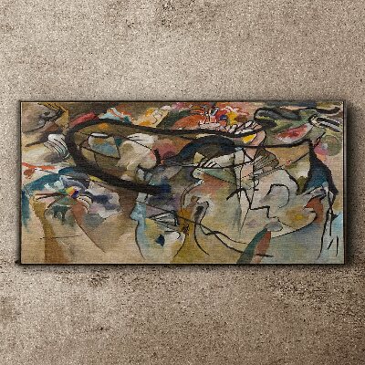 Bild auf leinwand Komposition V Kandinsky