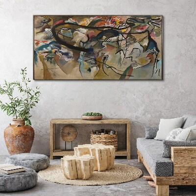 Bild auf leinwand Komposition V Kandinsky