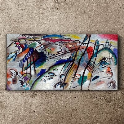 Foto leinwand Kandinsky-Abstraktion