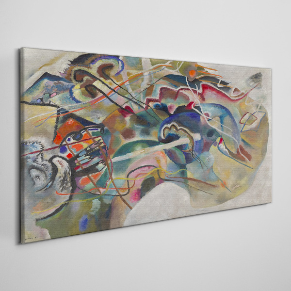 Leinwandbild Zusammenfassung Wassili Kandinsky